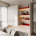 Red LED Aluminum Floating Shelf - Celeste’s Interiors - Thoughtfully Made for Your Home.