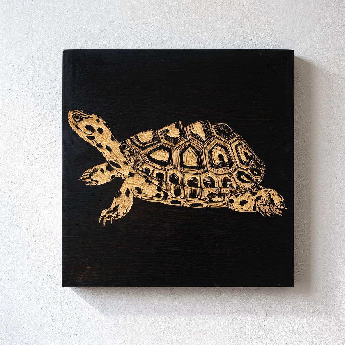 Custom Engraved Pet Portrait on Wood | Turtle - Celeste’s Interiors - Thoughtfully Made for Your Home.